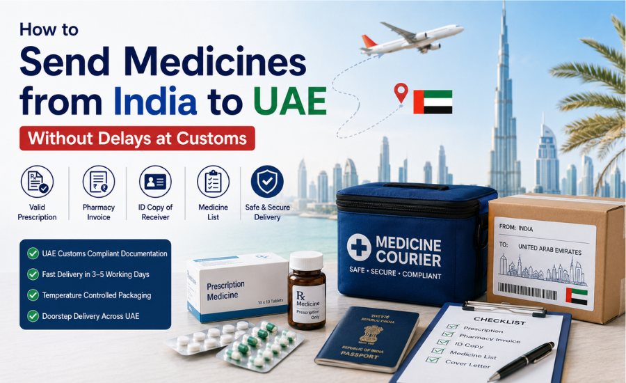 How to Send Medicines from India to UAE Without Delays at Customs