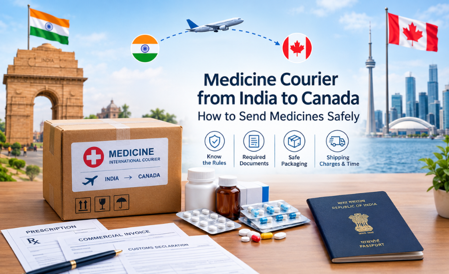 Medicine Courier from India to Canada: How to Send Medicines Safely