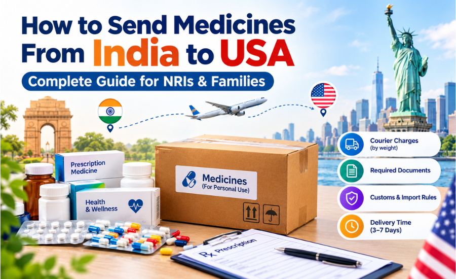 How to Send Medicines From India to USA: Complete Guide for NRIs & Families
