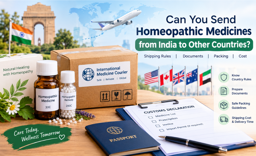 Can You Send Homeopathic Medicines from India to Other Countries? Shipping Rules & Guidelines