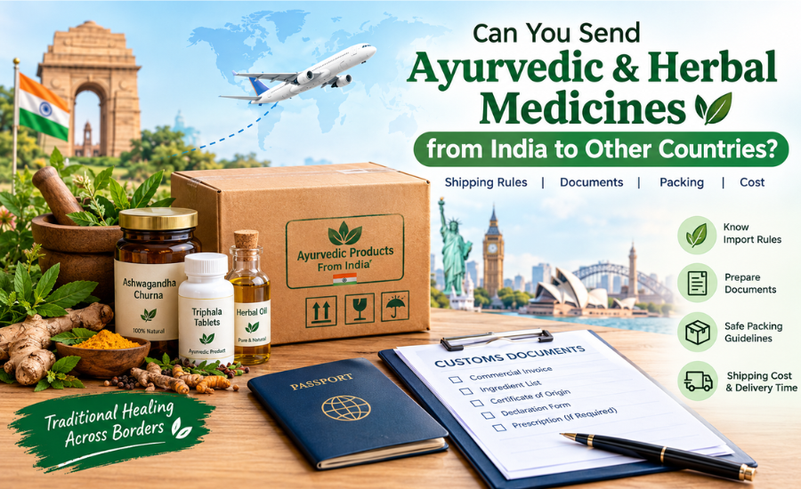 Can You Send Ayurvedic and Herbal Medicines from India to Other Countries?